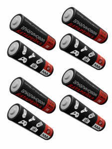 Батарейки алкалиновые мизинчиковые AAА/LR03, 1.5V, 8шт. Орбита